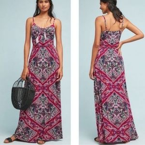 Anthropologie Moulinette Soeurs Maxi Paisley Dress